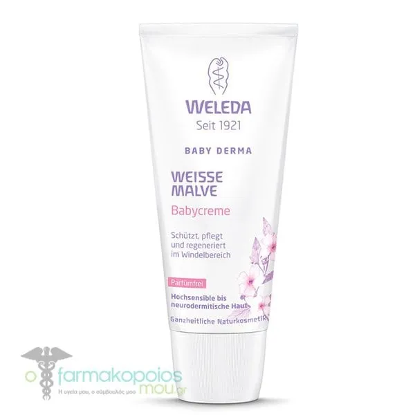 Weleda Baby Derma White Mallow Nappy Change Cream, 50ml
