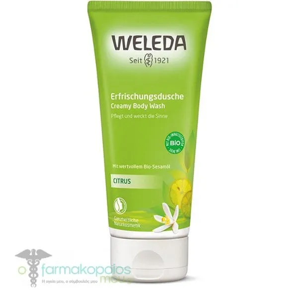 Weleda Citrus Creamy Body Wash, 200ml