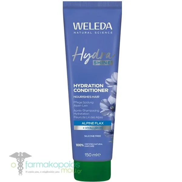 Weleda Hydra Shine Hydration Conditioner Μαλακτική Κρέμα Μαλλιών, 150ml