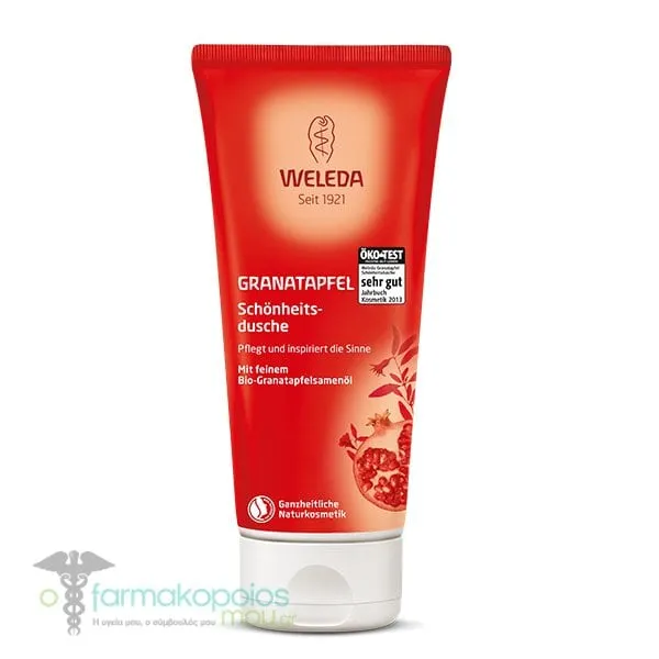 Weleda Pomegranate Creamy Body Wash, 200ml