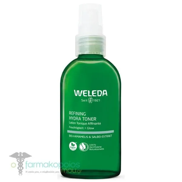 Weleda Refining Hydra Toner Ενυδατικό Mist Προσώπου για Τόνωση, 150ml