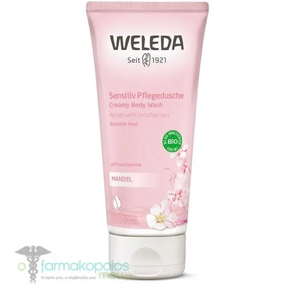 Weleda Sensitive Almond Body Wash, 200ml