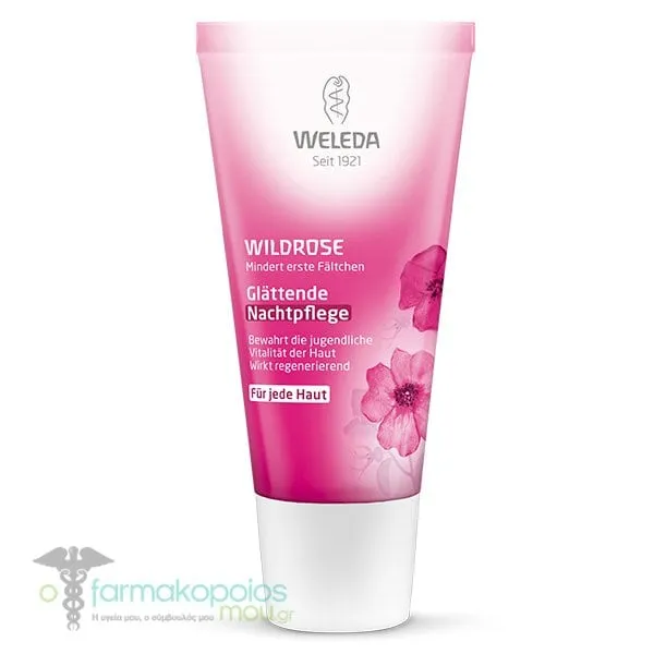 Weleda Wild Rose Smoothing Night Cream, 30ml