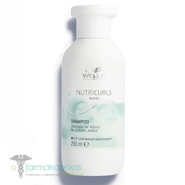 Wella Nutricurls Waves Σαμπουάν για Κυματιστά Μαλλιά, 250ml