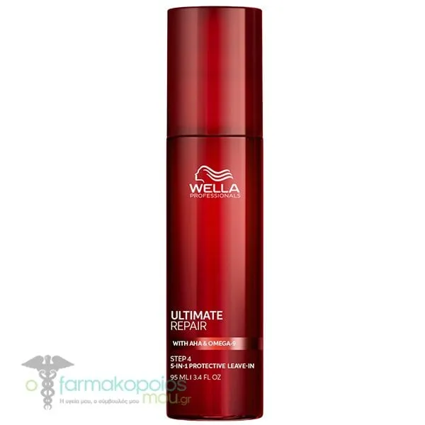 Wella Ultimate Repair Protective Leave-In Κρέμα Αναδόμησης για Όλους τους Τύπους Μαλλιών, 95ml