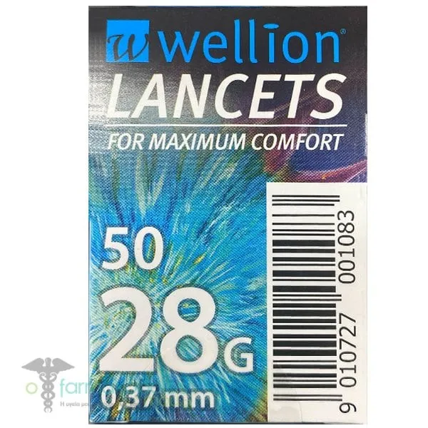 Wellion Lancets for Maximum Comfort Σκαρφιστήρες, 50τεμ