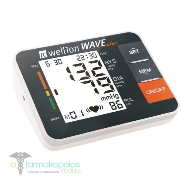 Wellion Wave Plus Blood Pressure Monitor, 1pc