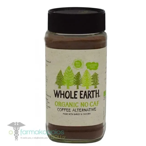 Whole Earth Organic No Caf Substitute Coffee, 100gr