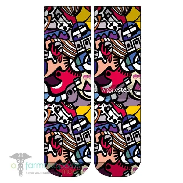 Wigglesteps Lady Socks, 1 pair - Picasso