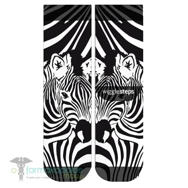 Wigglesteps Lady Socks, 1 pair - Zebra