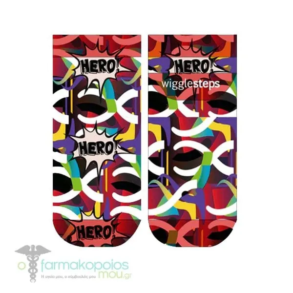Wigglesteps Men's Socks, 1 pair - Hero