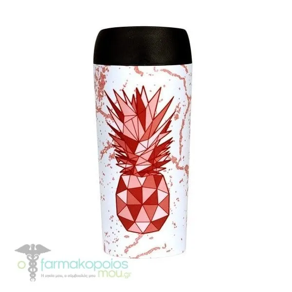 Woodway Well Flask Stainless Steel Pineapple, 450ml