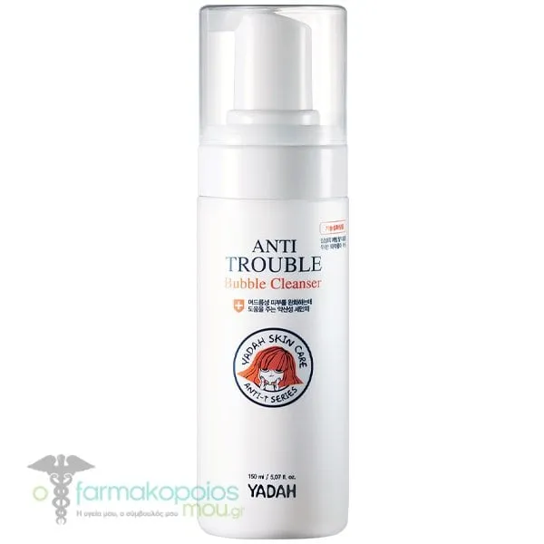 Yadah Anti Trouble Bubble Cleanser Αφρός Καθαρισμού Προσώπου, 150ml