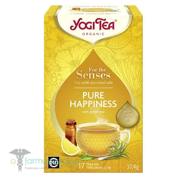 Yogi Tea Pure Happiness For the Senses, 17 Teabags, 37.4g