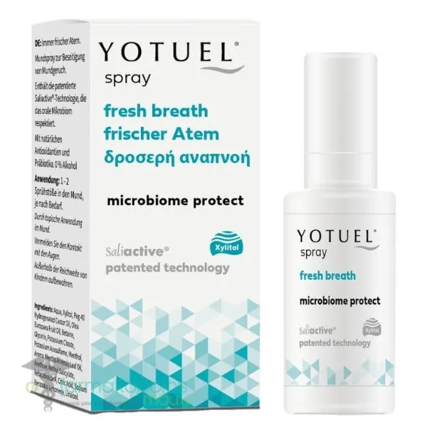 Yotuel Fresh Breath Microbiome Protect Mouthspray, 15ml