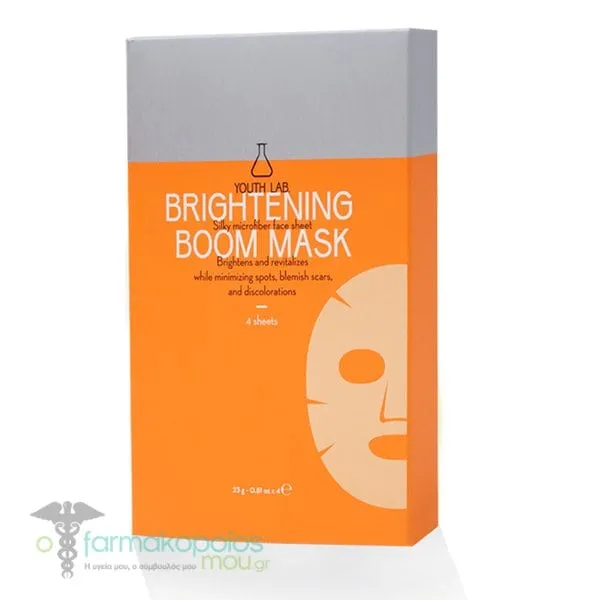 Youth Lab. Brightening Boom Mask Vit C, 4pcs