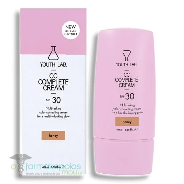 Youth Lab. CC Complete Cream Honey (Medium) SPF30, 40ml
