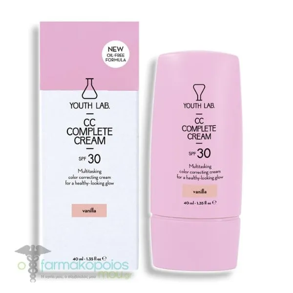 Youth Lab. CC Complete Cream Vanilla (Light) SPF30, 40ml