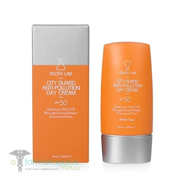 Youth Lab. City Guard Anti-Pollution Day Cream SPF50, 40ml