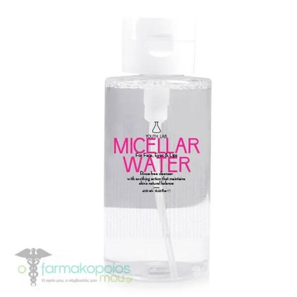 Youth Lab. Micellar Water for Face, Eyes & Lips, 400ml
