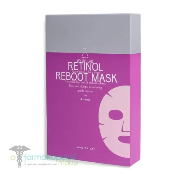 Youth Lab. Retinol Reboot Mask, 4pcs x 20g