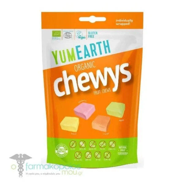 Yumearth Chewys Fruit candies, 142g