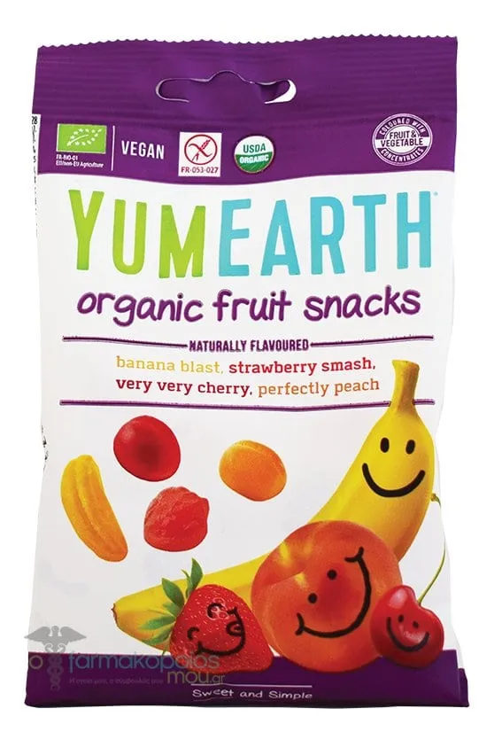 Yumearth Organic Fruit Snacks, 50gr