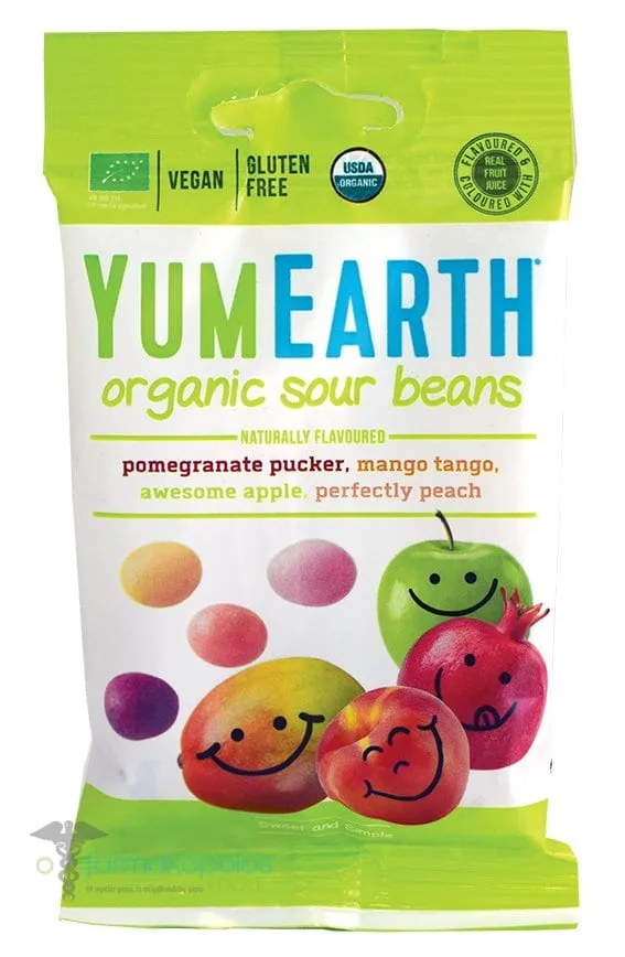 Yumearth Organic Sour Beans, 50gr