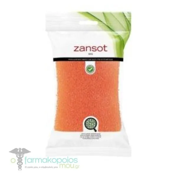 Zan Sot Bath Sponge (10.303), 1 pc - Πορτοκάλι