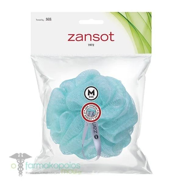 Zansot (11.101) Mesh Sponge Medium, 1pc - Τιρκουάζ