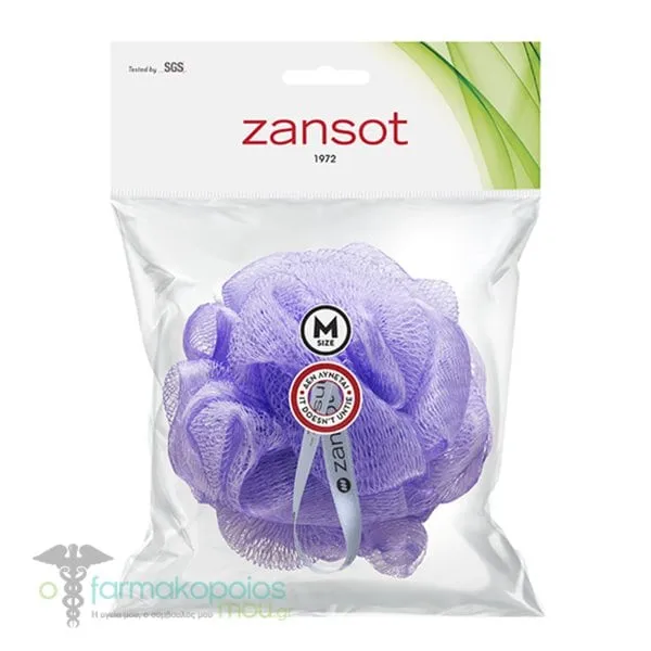 Zansot (11.101) Mesh Sponge Medium, 1pc - Μώβ