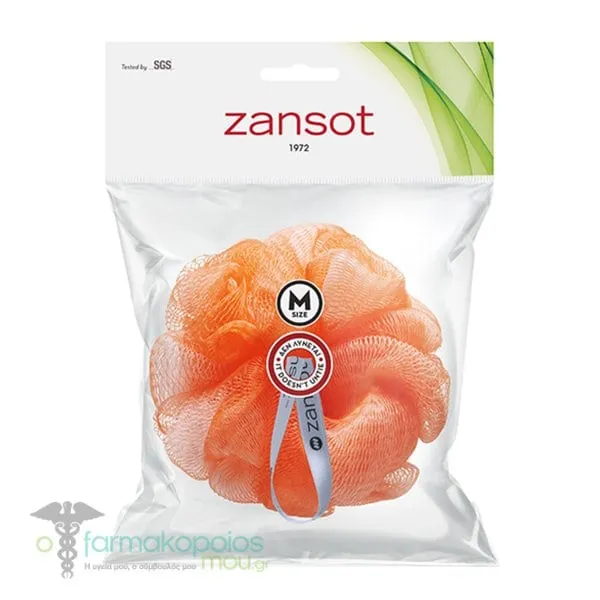 Zansot (11.101) Mesh Sponge Medium, 1pc - Κοραλί
