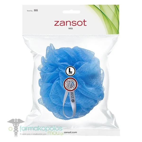 Zansot (11.102) Mesh Sponge Large, 1pc - Μπλέ