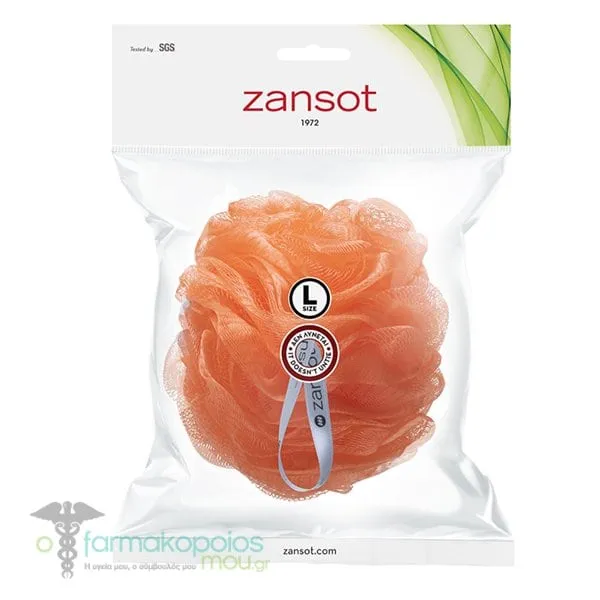 Zansot (11.102) Mesh Sponge Large, 1pc - Πορτοκάλι