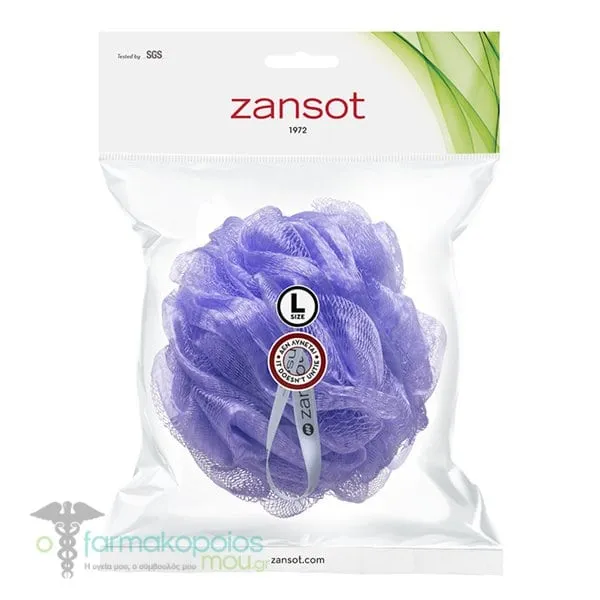 Zansot (11.102) Mesh Sponge Large, 1pc - Μώβ