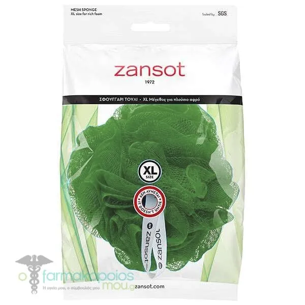 Zansot (11.103) Mesh Sponge XL, 1pc - Πρασινο
