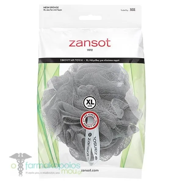 Zansot (11.103) Mesh Sponge XL, 1pc - Γκρί