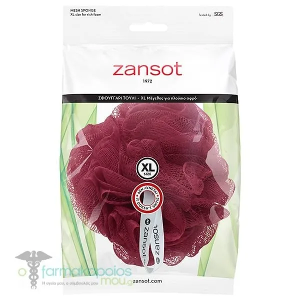 Zansot (11.103) Mesh Sponge XL, 1pc - Μπορντο