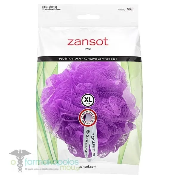 Zansot (11.103) Mesh Sponge XL, 1pc - Μώβ