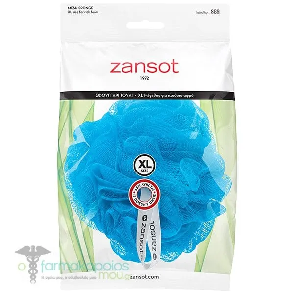 Zansot (11.103) Mesh Sponge XL, 1pc - Γαλάζιο
