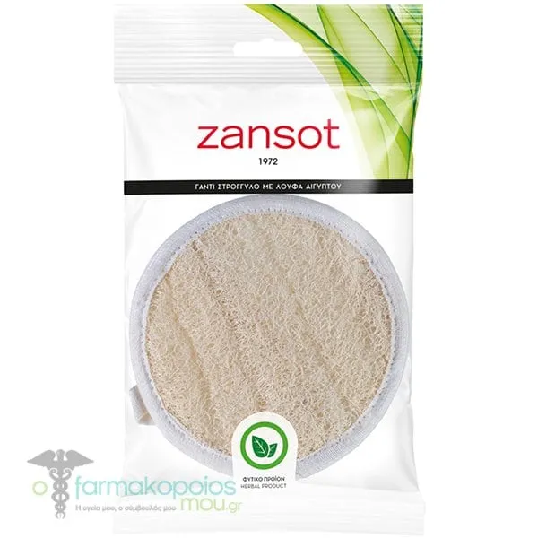 Zan Sot Γάντι Στρογγυλό με Λούφα Αιγύπτου, 1τεμ