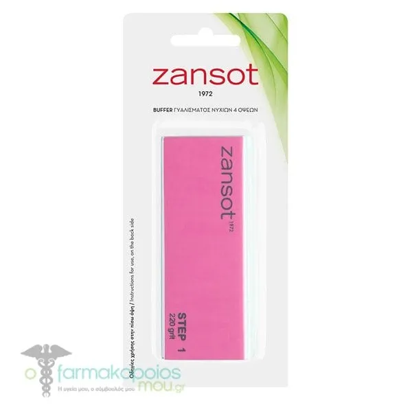 Zan Sot (20.352) Buffer Γυαλίσματος Νυχιών 4 Όψεων, 1 τεμάχιο