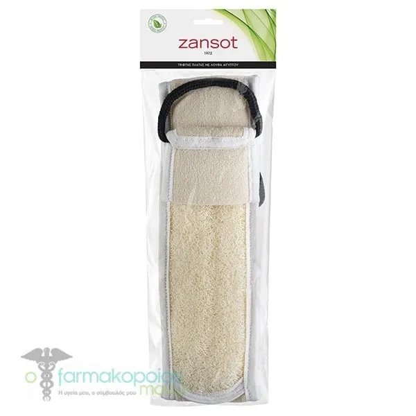 Zansot (12.315) Back Rubber with Egyptian Loofah, 1pc
