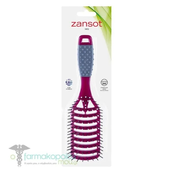 Zansot (15.204) Airbrush for hair Square Large, 1pc - Μπορντο