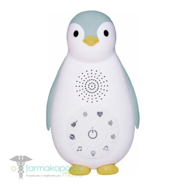 Zazu Zoe the Penguin 3 in 1 Sound Device, Night Light, Wireless Speaker 0+, 1pc - Μπλέ
