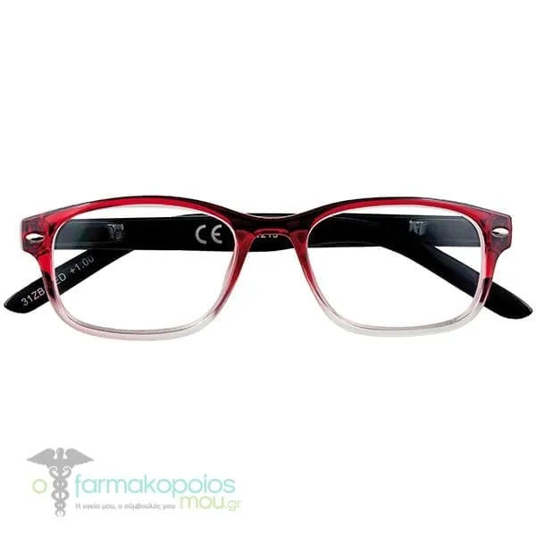 Zippo Eyewear Reading Glasses Red-Black (31Z-B1), 1pc