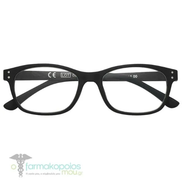 Zippo Eyewear Reading Glasses Black (31Z-B27-BLK), 1pc