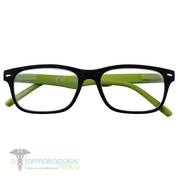 Zippo Eyewear Reading Glasses Black-Green (31Z-B3), 1pc