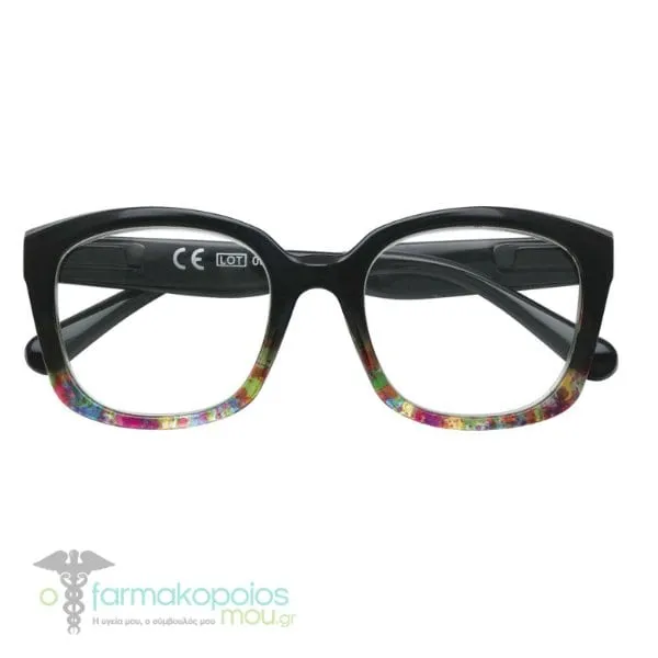 Zippo Eyewear Reading Glasses Black-Multicolor (31Z-B30-RLC), 1pc