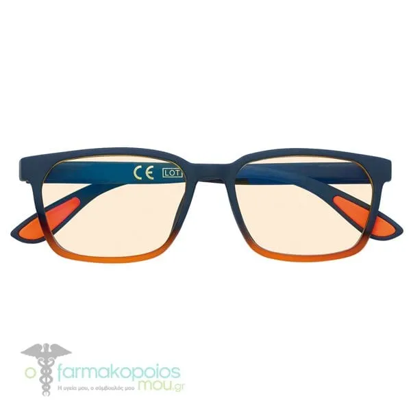 Zippo Eyewear Glasses Blue Light Filter Blue-Orange (31Z-BL17), 1pc